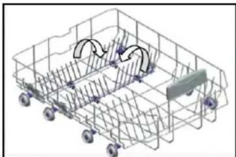 SHARP QW-NS14I49EX-EU - Réglage en hauteur du panier supérieur - 2