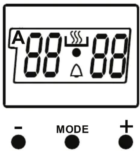 SHARP KF-56FVDD22WM-CH - Audible Warning Time Adjustment: - 1