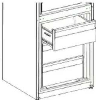 SHARP SJ-BA05DMXJE-EU - Herausnehmen des Gefrierfachs - 1