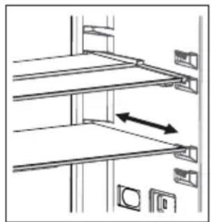 SHARP SJ-BA31IEWGE-EU - Adapti-Shelf (En algunos modelos) - 1