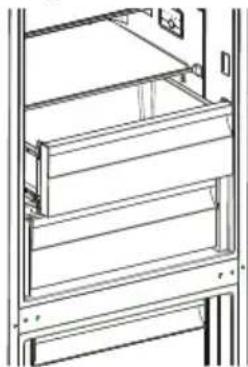 SHARP SJ-BA31IEWGE-EU - Extracción del estante enfriador - 1