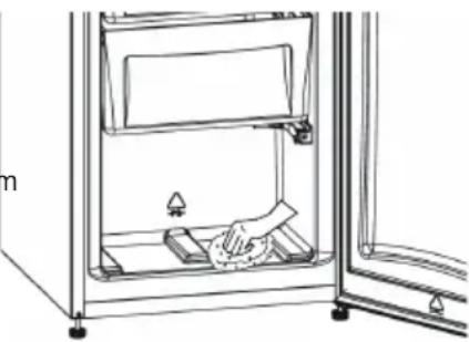 SHARP SJ-SF182E2W-EU - Freezer defrost process - 1