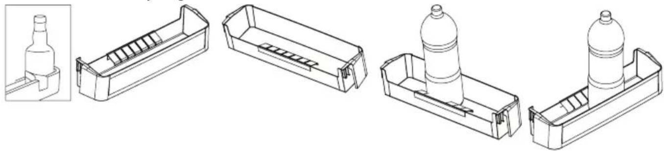 SHARP SJ-BA05DTXLE-EU - Pudeli hoidja (Osadel mudelitel) - 1