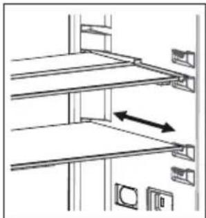 SHARP SJ-BB04NTXWF-EU - Adapti-Shelf (I vissa modeller) - 1