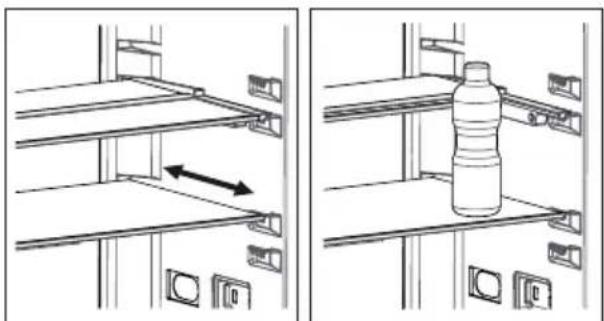 SHARP SJ-BB04NTXWF-EU - Prateleira-Adapti (Em alguns modelos) - 1