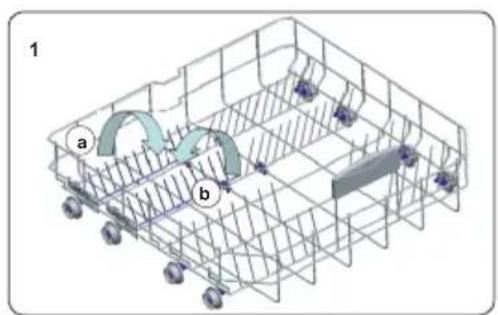 SHARP QW-NI14I47EX-EU - Höhenverstellung des gefüllten oberen Korbs - 2