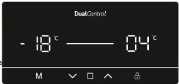 SHARP SJ-TE435H4I-EU - Definições de Temperatura do Congelador - 3