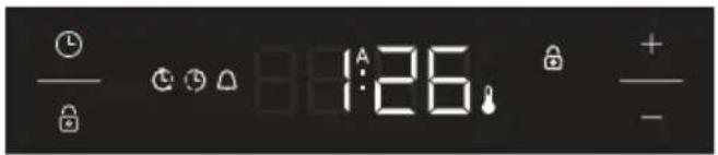 SHARP K-60P19BNM -EU - Uso del timer touch digitale - 1
