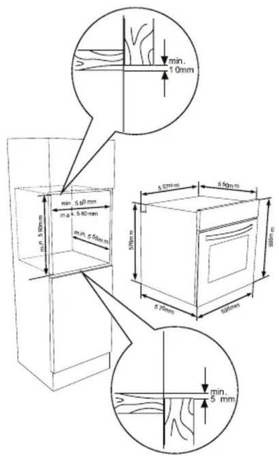 SHARP K-60P19BNM -EU - SCEGLIERE UNA POSIZIONE PER IL FORNO - 2