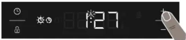 SHARP K-60P19BNM -EU - Félautomata időbeállítás (sütés befejezésének időpontja) - 2