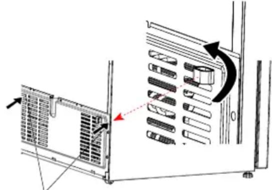 SHARP SJ-BA35CHXIE-EU - Se o seu frigorifico possuir um ventilador de condensador: - 1