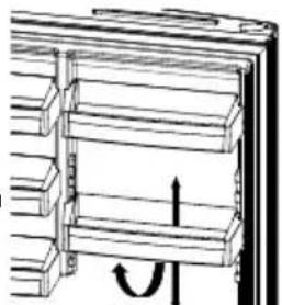 SHARP SJ-BA35CHXIE-EU - Estantería de puerta Adapti-Lift (En algunos modelos) - 1