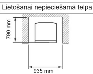 SHARP SJ-XG640M-BK - Uzstādīšana - 2