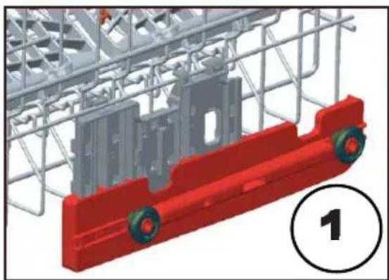 SHARP QW-NS22F47EI-DE - Höhenverstellung des gefüllten oberen Korbs - 2
