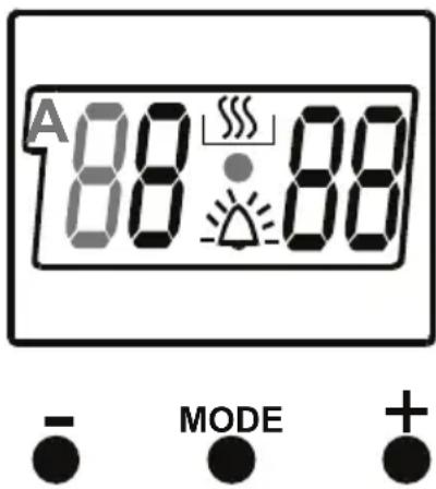 SHARP KF-76FVDD22WM-CH - Audible Warning Time Adjustment: - 2