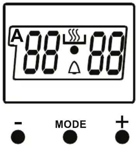 SHARP KF-76FVDD22WM-CH - Nederste opvarmningsfunktion og ventilator: - 1