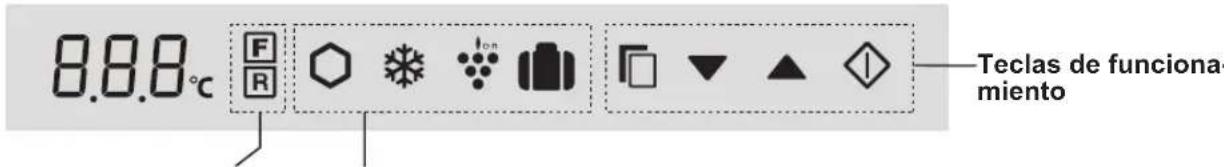 SHARP SJ-XG690G-BK - Panel de control (SJ-XG690G, SJ-XG740G) - 1