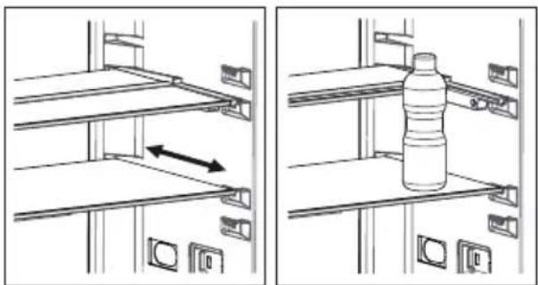 SHARP SJ-LC11CTXWF-EU - Adapti-riiul (Osadel mudelitel) - 1