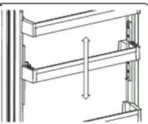 SHARP SJ-LC41CHDWE-EU - Estantería de puerta Adapti-Lift (En algunos modelos) - 2