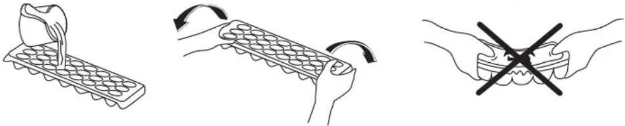 SHARP SJ-LE123M1X-EU - Isterningbakke - 1