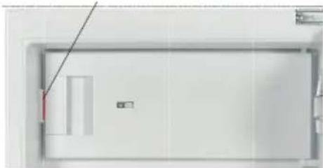 SHARP SJ-LE123M1X-EU - "Dør åpen"-indikator - 1