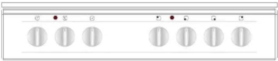 SHARP KF-56VDD19W-DE - Control panel - 1