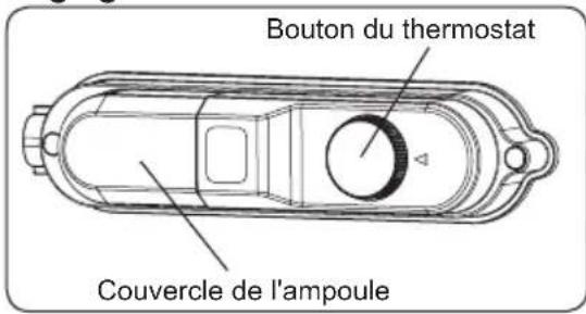 SHARP SJ-LE160M0X-EU - Réglage du thermostat - 1