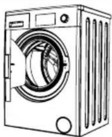 SHARP ES-HFH014AWC-FR - Insertion du linge dans la machine - 1