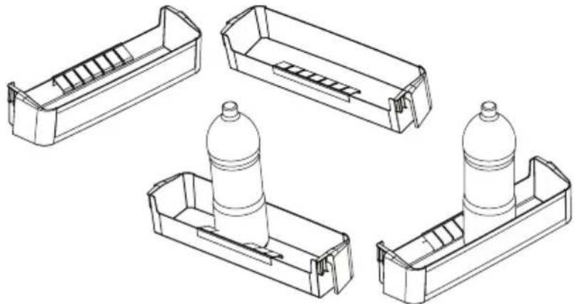 SHARP SJ-BA05DMXLE-EU - Bottle holder (In some models) - 2