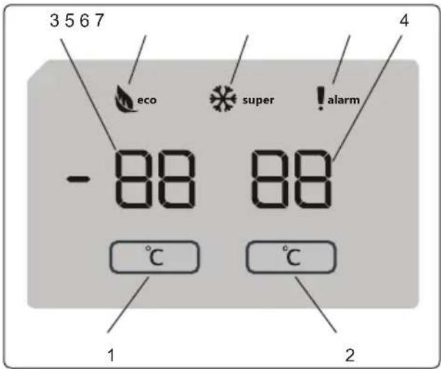 SHARP SJ-BA05DMXLE-EU - Display e pannello di controllo - 1