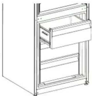 SHARP SJ-BA05DMXLE-EU - Herausnehmen des Gefrierfachs - 2