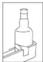 SHARP SJ-BA05DMXLE-EU - Bottle holder (In some models) - 1