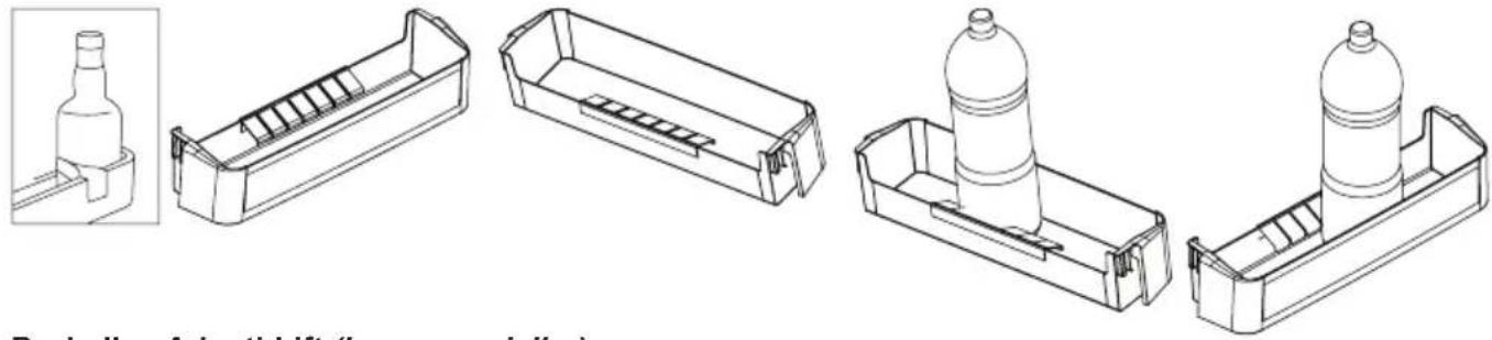 SHARP SJ-BA05DMXLE-EU - Flaskeholder (I noen modeller) - 1