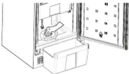 SHARP SJ-SF099M1X-EU - Avising av fryseren - 2