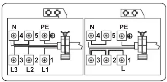 SHARP KH-6I34BS00-EU - Ηλεκτρολογική σύνδεση - 1