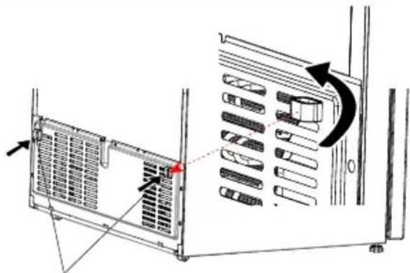 SHARP SJ-BA34IHXIE-EU - Indien uw koelkast is uitgerust met een condensator met ventilator: - 1