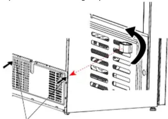 SHARP SJ-BA34IHXIE-EU - Se o seu frigorífico possuir um ventilador de condensador: - 1