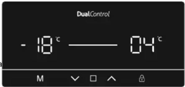 SHARP SJ-BA34IHXIE-EU - Definições de Temperatura do Congelador - 1