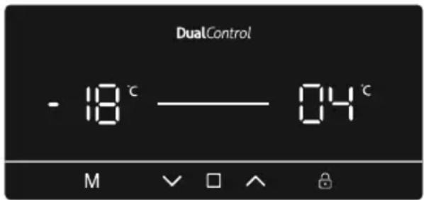 SHARP SJ-BA34IHXIE-EU - Ajustes de temperatura del congelador - 1