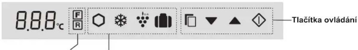SHARP SJ-XG690M-BK - Ovladaci panel (SJ-XG690G, SJ-XG740G) - 1
