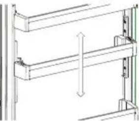 SHARP SJ-TE400E0W-EU - Estantería de puerta Adapti-Lift (En algunos modelos) - 2