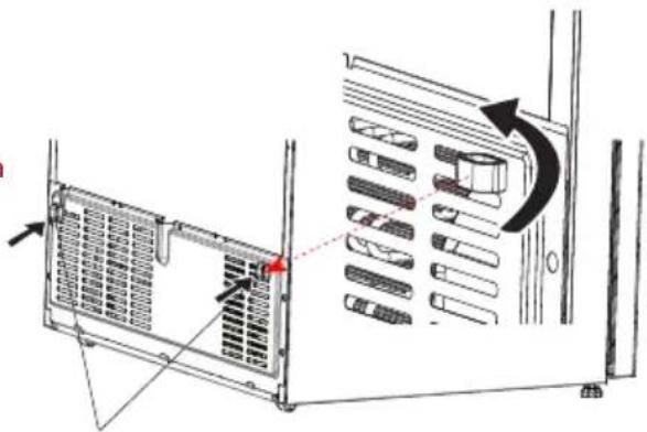 SHARP SJ-TE400E0W-EU - If your refrigerator has a fan condenser: - 1