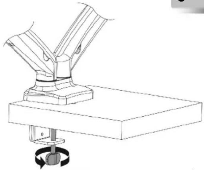 Gembird MA-DA2-01 - (TILTING), 13"-27", UP TO 7 KG - 5