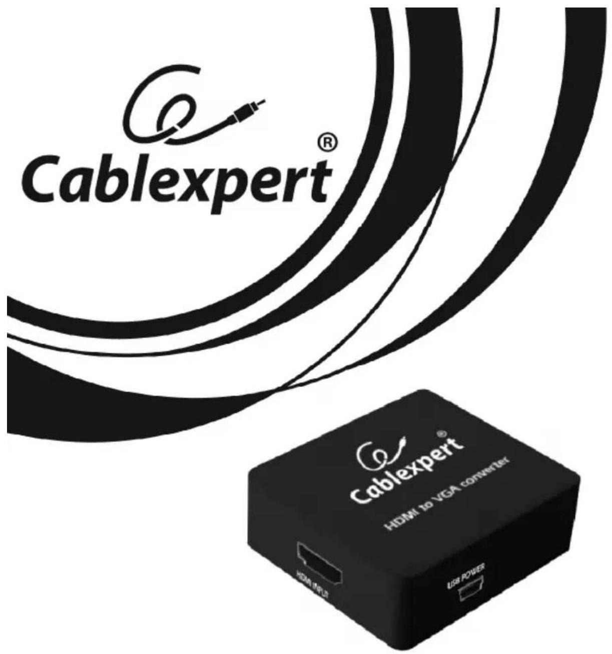 Cablexpert® Cablexpert® HDMI 10 VGA CONVERTER HDMI INPUT USB POWER