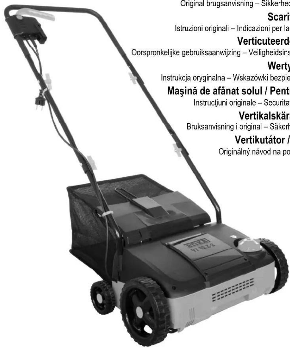 ATIKA VT 32 Z-2 - Vertikutátor / Prevzdušňovač trávy - 12