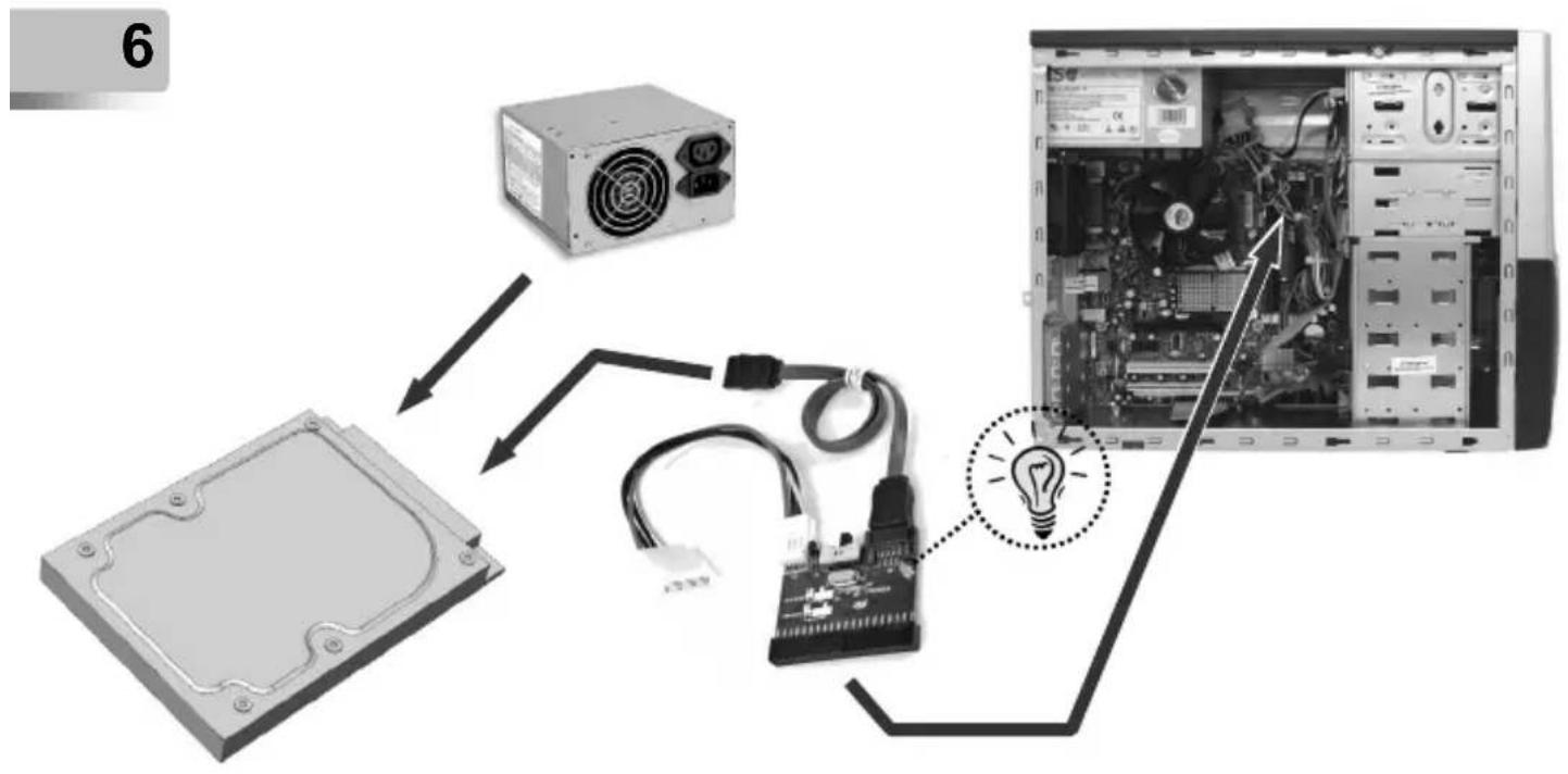 Gembird SATA-IDE-2 - SATA-IDE-2 BI-DIRECTIONAL SATA/IDE CONVERTER - 1
