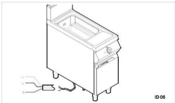 BARTSCHER 2959521 - Elektrische aansluiting (onderhoudsmonteur) - 1