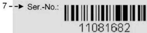 BARTSCHER 2959521 - Rating plate - 2