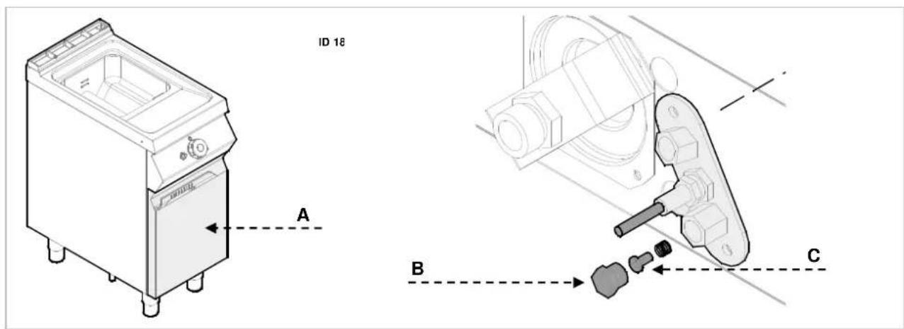 BARTSCHER 2959521 - Sustitución de la tobera de la llama (tecnico de service) - 1