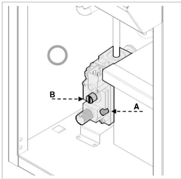 BARTSCHER 2959521 - Impostazioni dell'elettrovalvola del gas (technico del servizio assistenza) - 1